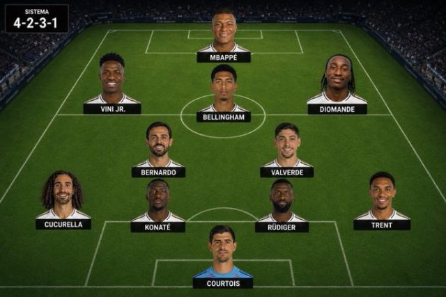 تشكيلة ريال مدريد أمام منافسه.. مفاجأة منتظرة في خط الوسط